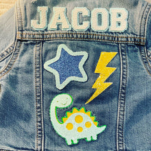 Load image into Gallery viewer, Custom Denim Jacket: 4 patches