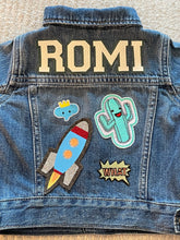Load image into Gallery viewer, Custom Denim Jacket: 4 patches