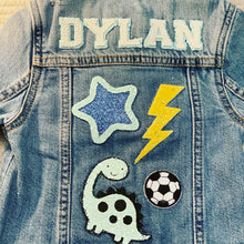 Load image into Gallery viewer, Custom Denim Jacket: 4 patches
